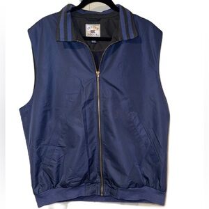 Cutter & Buck Blue Men's Windbreaker Zip Up Golf Vest Size Medium